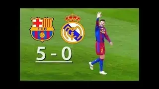 Barcelona   Real Madrid, 5-0, 29.11.2010 2nd, на руском