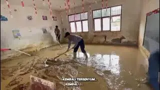 Bersihkan Sekolah Nyalakan Harapan Aksi Brimob Sumut di Tukka