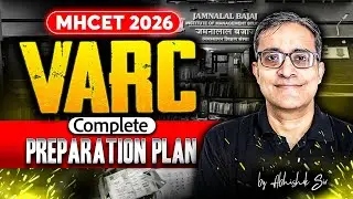 MAHCET 2026 VARC Complete Preparation Plan | Abhishek Sir MBA Pathshala