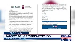 Random drug testing at school