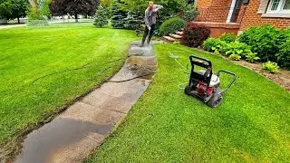 Blasting away years of DIRT AND GRIME | Starting my power washing business from SCRATCH Week 1