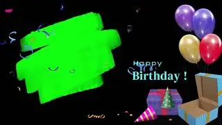 Birthday Photo Frame Green Screen  Video | Best Birthday Green Screen Free Video