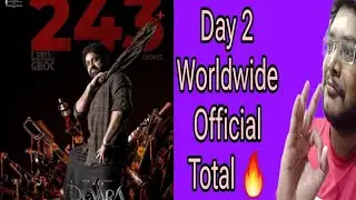 DEVARA OFFICIAL COLLECTION DAY 2 | DEVARA PART 1 WORLDWIDE TOTAL OVERSEAS | JR NTR FILM 243 CRORES |