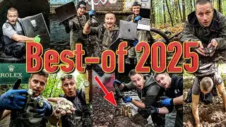 Schatzsuche: Die BESTEN FUNDE 2025 💰 (Metalldetektor & Magnetfischen)