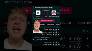 Was geht hier ab?! Borussia M&ouml;nchengladbach gegen Eintracht Frankfurt! 😱 #sge #eintracht #gladbach