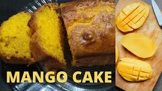 Mango Cake / Mango Pound Cake / Eggless Mango Cake/Mango Cake by kitchendiary
