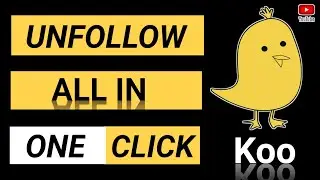 Koo app par unfollow kaise kare | How to Unfollow all in one click koo app | Nayi Duniya Vpn 😱