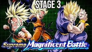 SIBLINGS BOND MISSION COMPLETE! SUPREME MAGNIFICENT BATTLE STAGE 3 | DBZ DOKKAN BATTLE