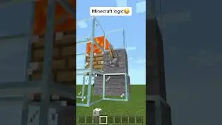 Minecraft Logic be like... 😂 #shorts