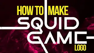How to draw Squid Game logo in Photoshop Tutorial under 2 Mins!