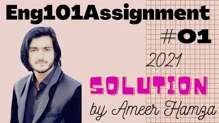 Eng101 Assignment 1 solution 2021