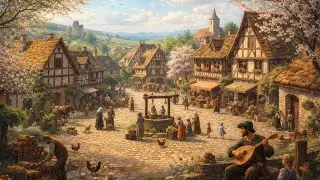Medieval Village Music &ndash; 20 Minutes of Cheerful Folk Melodies with Lute & Flute