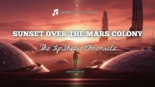 7.  Sunset over the Mars Colony