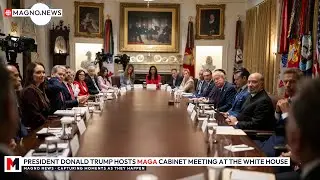 🇺🇸 President Trump hosts Cabinet Meeting with his MAGA Dream Team at The White House [LIVE]