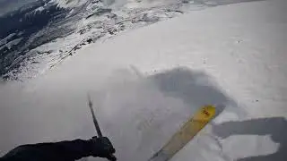 cumbre volcan lonquimay ski backcountry