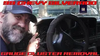 99-06 Снятие панели приборов Chevy GMT-800 Silverado!