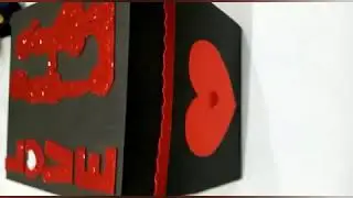 Explosion box | surprised box | hand made box | red and black theme color  by fixas_arts
