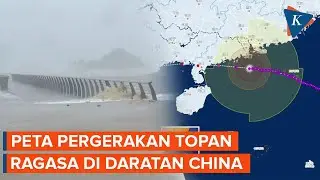 Detik-detik Pergerakan Topan Ragasa Hampiri dan Porak-porandakan Daratan China