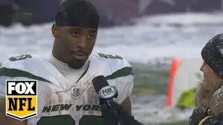 Breece Hall on Jets snapping 15-game losing streak to Patriots | NFL on FOX