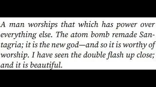 Brother Torres on the Atomic Pilgrims (Firelock 198X)