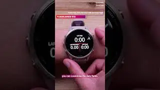 Customize Data Screens on Your Garmin Forerunner 970 (On Watch)!#garmin #smartwatch #forerunner970