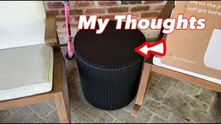 Veradek Outdoor Cooler Side Table - 2 in 1, Black, 21 inch