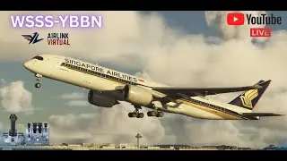 🇸🇬✈️🇦🇺 MSFS 2024 | iniBuilds A350 | WSSS ➜ YBBN | Long Haul Flight |