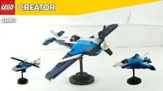 LEGO CREATOR 31160 Aircraft: Race Plane - Lego Speed Build