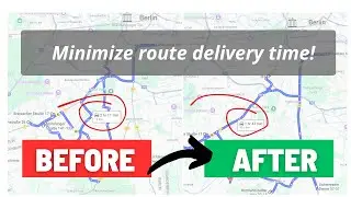 Route Optimization Before & After: Save 28 Min on Every Delivery Route on Google Maps ! (it's FREE!)