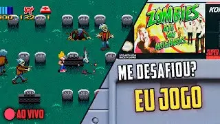 ZOMBIE ATE MY NEIGHBORS (Super Nintendo) Desafio By Leilson Mendes 💬🎮 | Desafiou EU JOGO #1