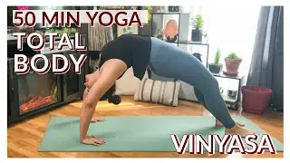 50 Minute Minimal Cues Vinyasa | Intermediate Yoga Flow | Tatum Marie Yoga