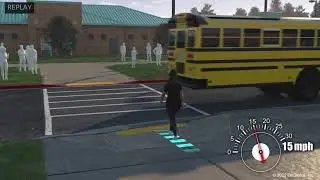 Pedestrian Collision in School Zone: Reconstruction Animation & What-If Scenarios