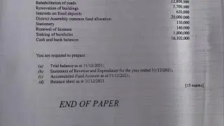 2025 WASSCE Financial Accounting Questions Trial
