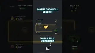 INSANE LUCK on CSGOROLL 🤯 HUGE Win Streak #shorts