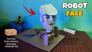 रोबोट का चेहरा | Inspire Award Robot Face #ashish #project #video ...