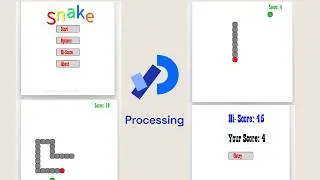 I built a beginner friendly snake game in Processing!!