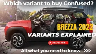 Maruti Brezza 2022 Facelift || Variants explained || Detailed features list