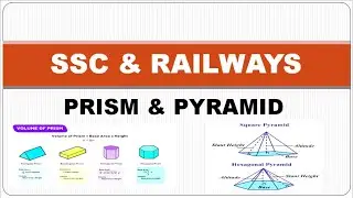 Prism and Pyramid | Complete Geometry Concepts for SSC & Railway Exams