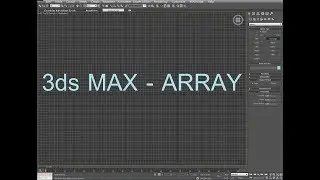 3dsmax ARRAY  - 3dS Max Tutorial
