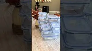 Stylish Glass Containers for Meal Prep & Gifts! #glassfoodstorage