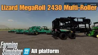 Lizard MegaRoll 2430 Multi-Roller / mod for all platforms on FS22