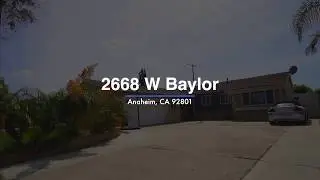 2668 W Baylor, Anaheim, CA 92801