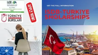 ISDB Scholarships with Turkiye scholarships | Xareyso deeqda waxbarasho | Hordhac