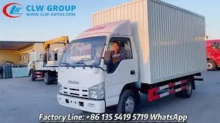 Japan ISUZU 8Tons Cargo Van Box Truck