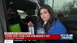 Items for your car emergency kit for wintry weather