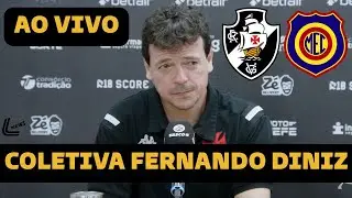 COLETIVA FERNANDO DINIZ AO VIVO - MADUREIRA 0 X 0 VASCO EM SÃO JANUÁRIO - ENTREVISTA DINIZ AO VIVO
