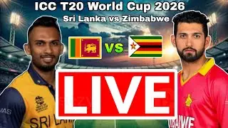 🔴LIVE | Sri Lanka VS Zimbabwe Live Match Today | Live Cricket Match Today | Cricket Live 