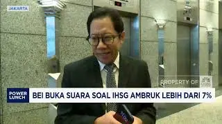 IHSG Ambruk Lebih Dari 7%, BEI Buka Suara