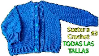 ❗El Suéter a Crochet Más Fácil y Elegante! 🧶 Aprende Paso a Paso 🎥 ¡Míralo Ya! Parte #3
