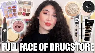 FULL FACE of DRUGSTORE MAKEUP! 2020